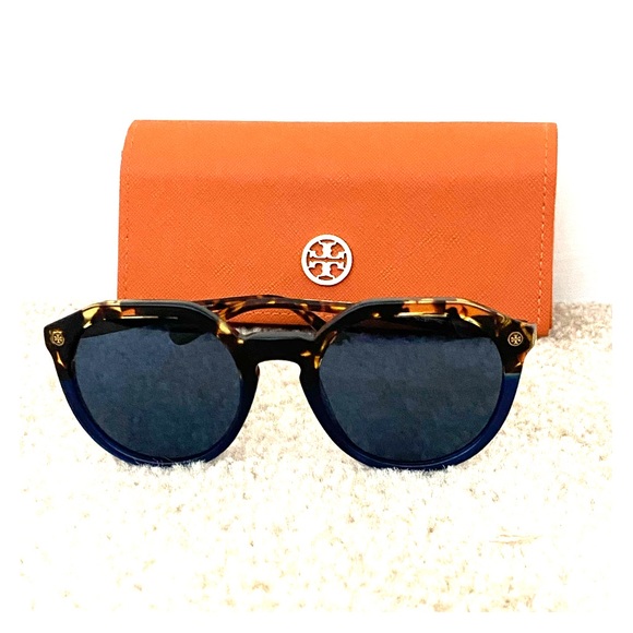 Tory Burch Accessories - Tory Burch 7130 Dark Blue Sunglasses with Case